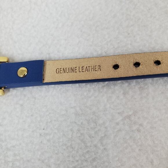 Detroit Tigers MLB Rustic Cuff Bracelet Genuine Leather Blue Wristband NEW - Picture 5 of 6